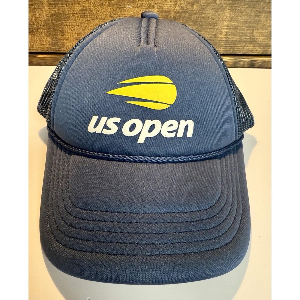 US Open American Needle Navy Drawstring Back Adjustable Hat Cap Youth‎